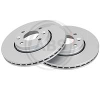 2x Disco freno ventilato 18155 A.B.S. per RENAULT MERCEDES-BENZ DACIA NISSAN