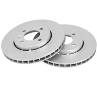 2x Disco freno ventilato 18158 A.B.S. per VW SEAT SKODA