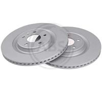 2x Disco freno ventilato 18196 A.B.S. per AUDI PORSCHE VW