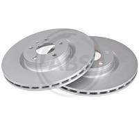 2x Disco freno ventilato 18234 A.B.S. per FIAT 500L