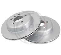 2x Disco freno ventilato 18258 A.B.S. per BMW 5 5 Touring