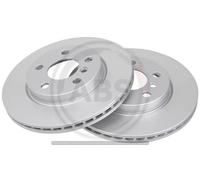 2x Disco freno ventilato 18380 A.B.S. per MINI BMW