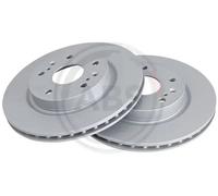 2x Disco freno ventilato 18406 A.B.S. per SUZUKI SX4 S-CROSS VITARA S-CROSS