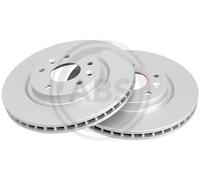 2x Disco freno ventilato 18409 A.B.S. per NISSAN RENAULT