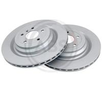 2x Disco freno ventilato 18433 A.B.S. per MERCEDES-BENZ CLASSE M GLE GLS
