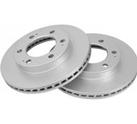 2x Disco freno ventilato 18446 A.B.S. per SSANGYONG REXTON / REXTON II
