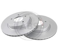 2x Disco freno ventilato 18460 A.B.S. per NISSAN RENAULT
