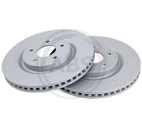 2x Disco freno ventilato 18467 A.B.S. per NISSAN RENAULT