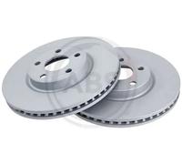 2x Disco freno ventilato 18471 A.B.S. per FORD GALAXY III S-MAX