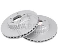 2x Disco freno ventilato 18536 A.B.S. per MERCEDES-BENZ CLASSE C T-Model