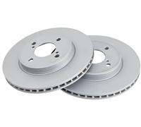 2x Disco freno ventilato 18572 A.B.S. per SUZUKI SWIFT V BALENO