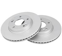 2x Disco freno ventilato 18629 A.B.S. per HYUNDAI KIA