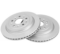 2x Disco freno ventilato 18635 A.B.S. per CADILLAC CHEVROLET