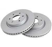 2x Disco freno ventilato 18697 A.B.S. per NISSAN RENAULT