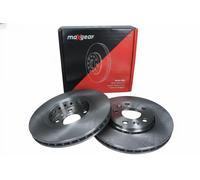 2x Maxgear 19-2013 Disco Freni Anteriore per Renault Fluence Laguna III