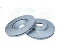 2x Disco freno ventilato 19-2252SPORT MAXGEAR per AUDI A7 Sportback A6 C7 Q5 A5