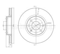 METELLI 23-0284 Disco freno