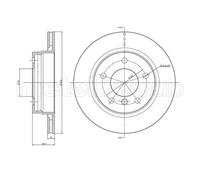Metelli 'Dischi Bmw: 3 316 I 23-0450C