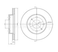 METELLI 23-0457 Disco freno