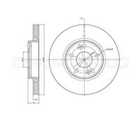 Metelli 'Dischi Renault: Espace 1.9 Dti 23-0533