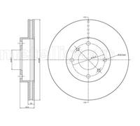 METELLI 23-0545 Disco freno
