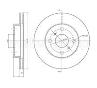 Metelli 'Dischi Toyota: Yaris 1.0 16V 23-0552C