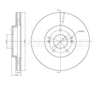 METELLI 23-0593C Disco freno