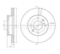 METELLI 23-0626 Disco freno