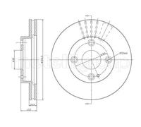 METELLI 23-0668C Disco freno