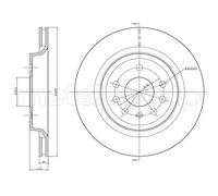 METELLI 23-0682C Disco freno