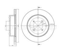 METELLI 23-0691 Disco freno