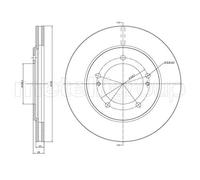 Metelli Disco freno 23-0697 Ventilato Ø310 mm Anteriore 2 pezzi per Suzuki Grand Vitara