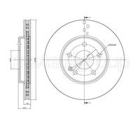 Metelli Dischi Freno Ant Classe A -B 200 Cdi 23-0832C