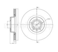 Metelli Disco Freno Audi A6 Iii 23-0867C