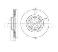 2x Disco freno ventilato 23-0868C METELLI per AUDI A6 Allroad C6 A6 C6