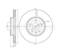 2x Disco freno ventilato 23-0917C METELLI per AUDI A5 A5 Sportback A5 Cabriolet