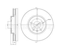 Metelli Dischi freno Anteriore Opel Insignia 01/09-> Ø321 mm Ventilato 23-1005C