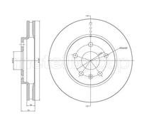 Metelli Dischi Freno Opel Insignia 01/09-> Diam. 296 23-1006C