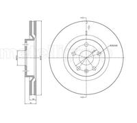 METELLI 23-1007C Disco freno