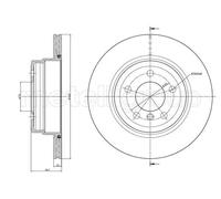 METELLI 23-1025C Disco freno