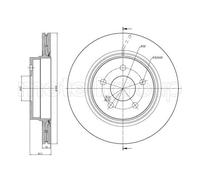 Metelli Dischi Freno Post. Mercedes Classe C (W204) 23-1027C