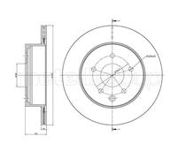 METELLI 23-1322C Disco freno
