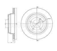 Metelli Disco freno 23-1453C ventilato posteriore Ø300 mm 2x per BMW 3 Touring