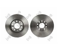 2x Disco freno ventilato 231-03-010 ABAKUS per AUDI SKODA SEAT