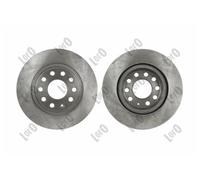 2x Disco freno ventilato 231-03-014 ABAKUS per AUDI VW SEAT