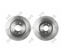 2x Disco freno ventilato 231-03-132 ABAKUS per NISSAN RENAULT