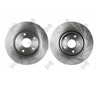 2x Disco freno ventilato 231-03-158 ABAKUS per TOYOTA COROLLA Verso AVENSIS