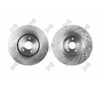 2x Disco freno ventilato 231-03-207 ABAKUS per RENAULT VEL SATIS ESPACE IV