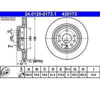 ATE Discofreno 24.0120-0173.1