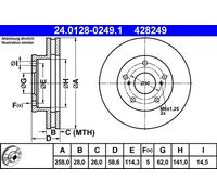 ATE Discofreno 24.0128-0249.1